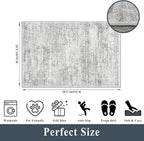 Washable Rug 2x3 for Entryway, Small Non-Slip Kitchen Throw Mat for Sink - Image 2