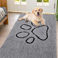 Smiry Dog Door Mat for Muddy Paws, Absorbent Dirt Trapper Non Slip Quick Dry by Smiry