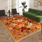 Rugcomf Living Room Rug 6x9 Rug Machine Washable Boho Area Rug Non Slip Floral - Image 7