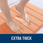 OLANLY Memory Foam Bath Mat 44x32, Super Soft Absorbent Bathroom Rugs, Quick Dry - Image 6