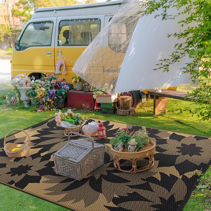 GENIMO Outdoor Rug 6' x 9' Waterproof - Image 3