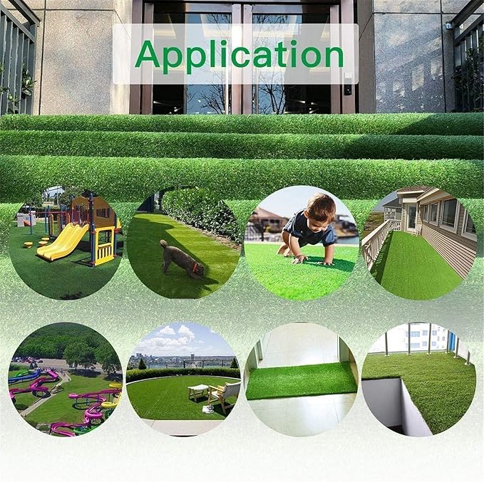 LITA Realistic Artificial Grass Turf Lawn Customized Size 8 x 77 Feet, 1.38" - Image 7