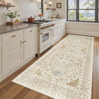 Madane Hallway Runner Rug 4x8 Wide: Washable Thin Runners - Image 2