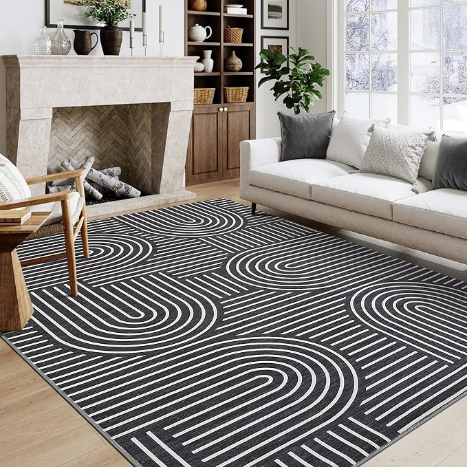 ROYHOME Washable Rug 5x7 Area Rugs by ROYHOME