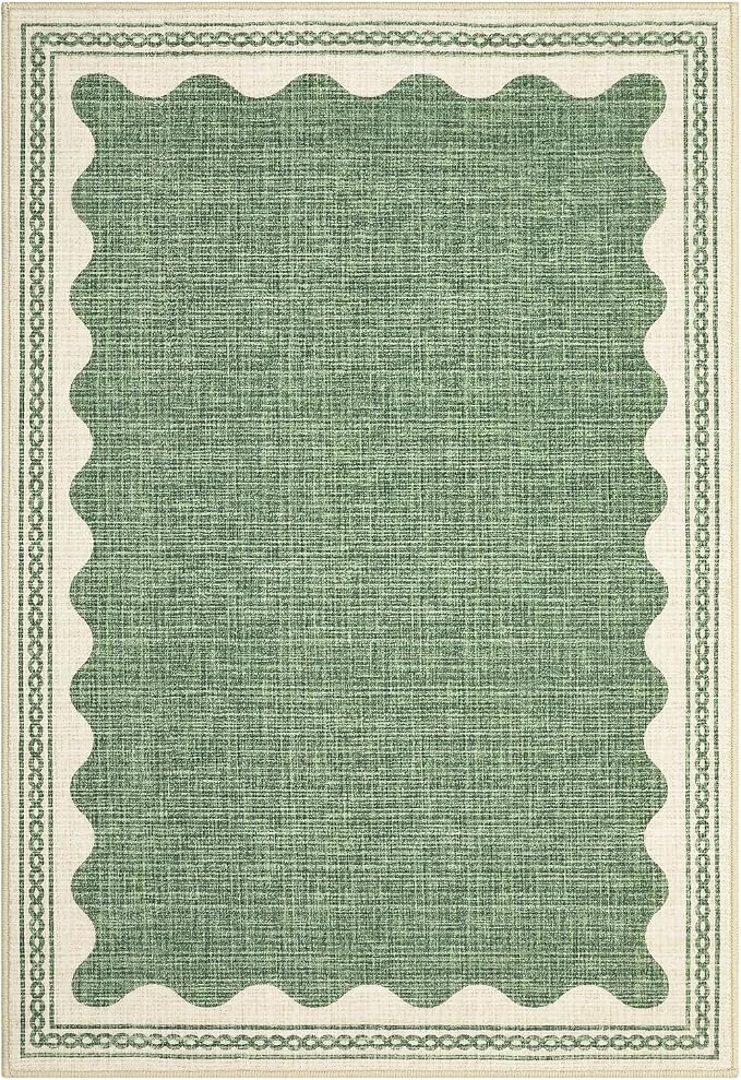 GarveeHome Scalloped Door Mat Indoor Rugs - Image 4