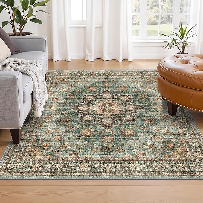 TOPRUUG Washable 5x5 Rug Square by TOPRUUG