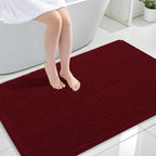 OLANLY Large Bathroom Rugs 44x32, Extra Soft Absorbent Chenille Bath Rugs by OLANLY