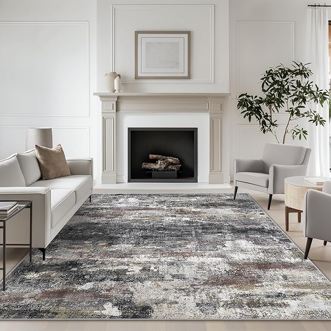 BEIMO Area Rugs 5x7 for Living Room Bedroom, Modern Abstract Machine Washable by BEIMO