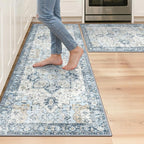 GENIMO Kitchen Rugs Non Slip Washable, Cushioned Standing Mat, Kitchen Runner by GENIMO