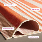 SAFAVIEH Washable Rug Outdoor Courtyard Collection - Image 6
