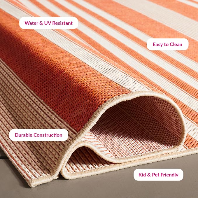 SAFAVIEH Washable Rug Outdoor Courtyard Collection - Image 6