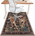 36"x48" Office Chair Mat for Hardwood Tile Floor, Under Desk Carpet Protector by BESBLEE
