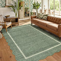 GarveeHome Scalloped Area Rug 4x6 by GarveeHome