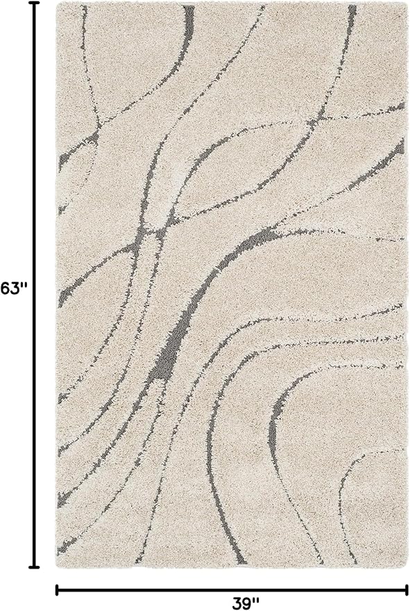 SAFAVIEH Florida Shag Collection Accent Rug - Image 2