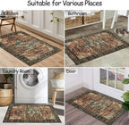 Moynesa Washable Vintage Bathroom Rug, Small Area Rug 2x3 Entryway Rug Indoor - Image 7