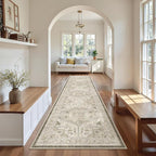 Madane Hallway Runner Rug 2'6''x12' Kitchen Runner, Non Slip Vintage Runners - Image 5