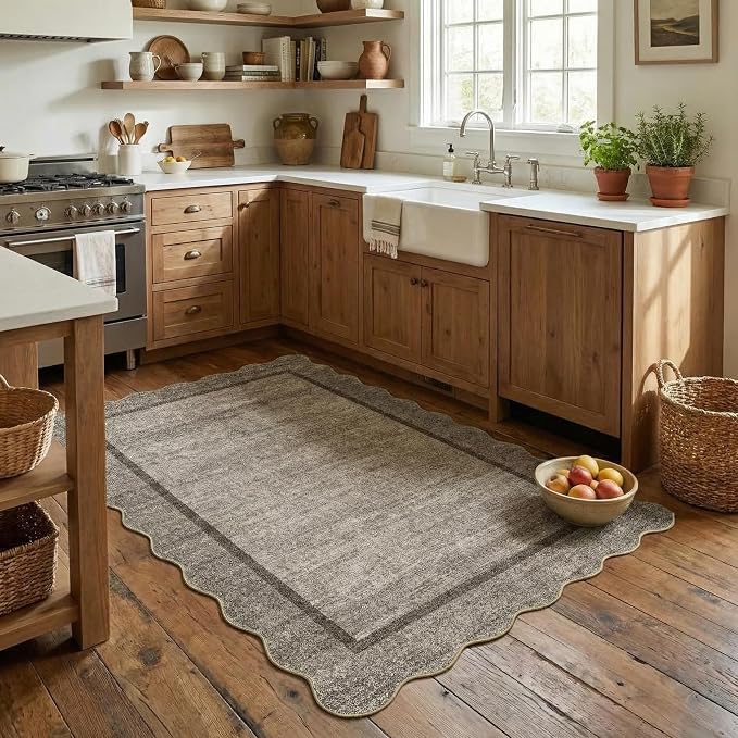 GarveeHome Scalloped Washable Rugs - Image 2