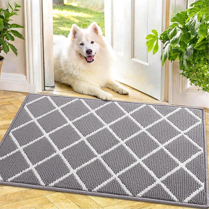 Finchitty Indoor Door Mat, Dirt Resistant and Absorbent, Low-Profile, Washable by Finchitty