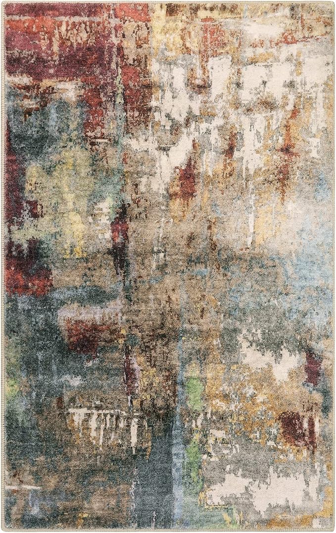 Lahome Modern Abstract Area Rug - Image 2