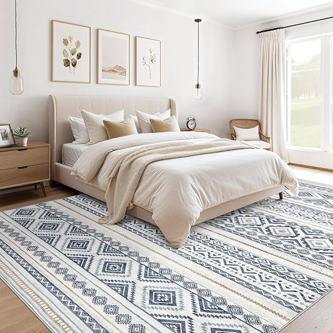 cotiled 5x7 Area Rugs Living Room Rug: Washable Boho Rugs - Image 5