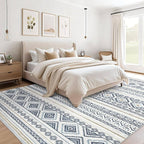 cotiled 10x14 Area Rugs Living Room Rug: Washable Boho Rugs - Image 5