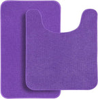 Bosap Bathroom Rugs Set 2 Pieces, Thin Bathroom Mats, Toilet Rugs, Quick Dry - Image 7