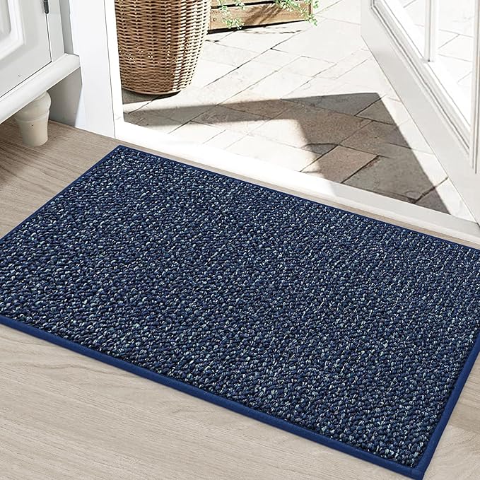 BEQHAUSE Dirt Trapper Door Mat 24" x 36", Non-Slip Washable Doormats Entrance by BEQHAUSE