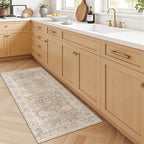 Madane 2x4 Washable Rugs for Entryway, Low Pile Non-Slip Small Area Rug Kitchen - Image 2