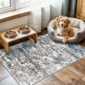 Runners for Hallways Ultra Non-Slip 2x4 Washable Kitchen Rug Abstract Tear and by TTelephant