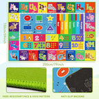 ABC Kids Rug for Playroom, Educational Play Mat for Kids, Preschool Rugs - Image 3