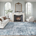 Soalmost Abstract Rug 8x10 Large Living Room Rugs Neutral Modern Washable Area by Soalmost