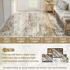 XLUEZ 8x10 Area Rugs for Living Room, Washable Modern Abstract Large Area Rug - Image 8