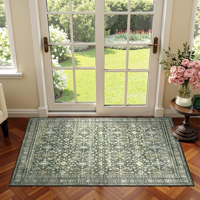 Lofus 2x4 Area Rug for Entryway Bathroom, Soft Door Mat Indoor Entrance by Lofus