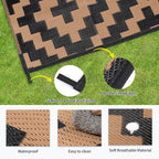 Outdoor Rugs Patio Camping Waterproof - Image 5