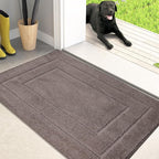 PURRUGS Dirt Trapping Door Mat 24" x 35.5", Non-Slip/Skid Machine Washable by PURRUGS