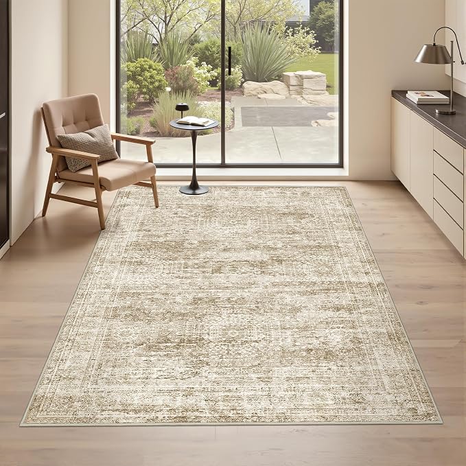 Area Rugs 4x6 for Living Room, Non-Slip Backing Small Kids Rugs for Bedroom by Restydon