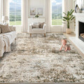 XLUEZ 9x12 Area Rug for Living Room, Washable Modern Abstract Large Area Rug by XLUEZ