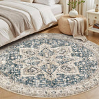 Tortania 8' Round Area Rug Living Room Rugs - Image 7