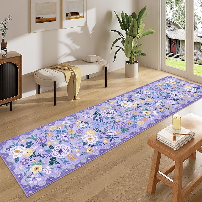 DUKINO 2x8 Runner Rug for Hallway, Washable Kitchen Runner Rug - Image 3