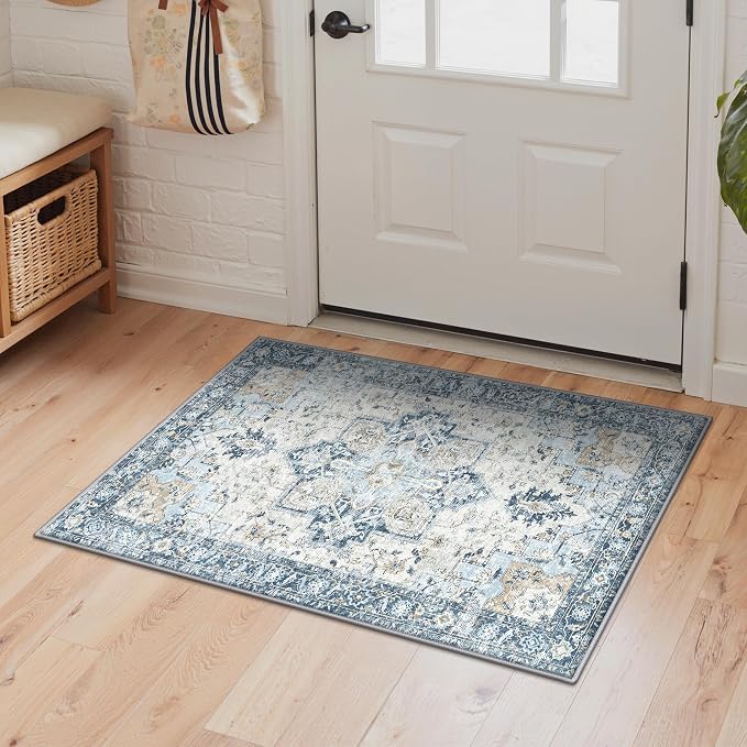 GENIMO Kitchen Rugs Non Slip Washable, 2’x3’ Entry Rugs Door Mat, Kitchen Mats - Image 2