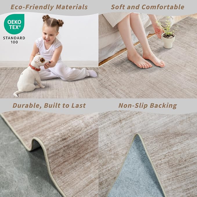 3x10 ft Hallway Runner Rug – Non-Slip Washable Long Carpet Runner - Image 5