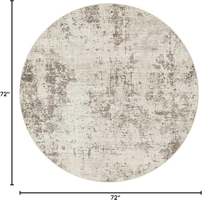 UERMEI 6ft Round Area Rug Living Room Rugs - Image 2