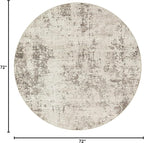 UERMEI 6ft Round Area Rug Living Room Rugs - Image 2
