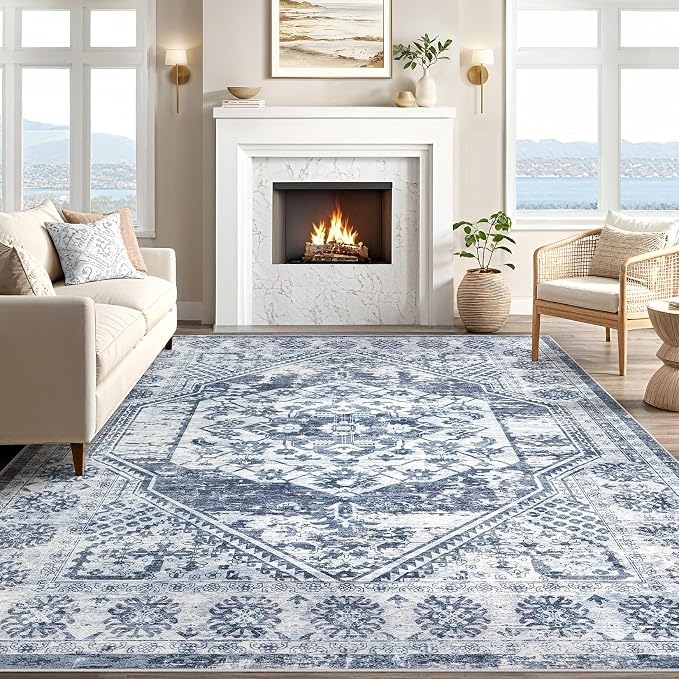 Vintage Living Room Area Rug 8x10 - Image 5