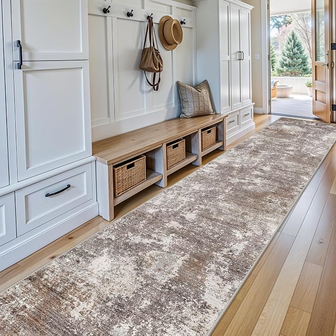 3x15 Ft Long Hallway Runner Rug – Non-Slip Washable Wide Kitchen Runner | - Image 3