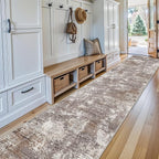 3x16 ft Non-Slip Hallway Runner Rug Washable Rubber Backed Large Carpet Runner - Image 3