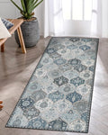 Lahome Moroccan Trellis Kitchen Runner Rug, 2x5 Washable Runners by Lahome
