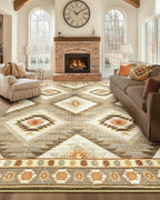 BESTSWEETIE Area Rug 10x14 Rug Machine Washable Non-Slip Low Pile Print Pattern - Image 9