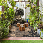 GENIMO Outdoor Rug Waterproof for Patio Decor, Large Area Rugs Mats for RV - Image 4