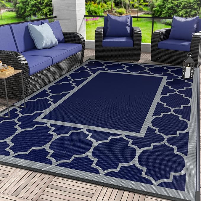 GENIMO 6' x 9' Outdoor Rug Waterproof by GENIMO